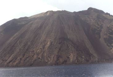 Stromboli: Sciara del Fuoco ('Feuerrutsche')