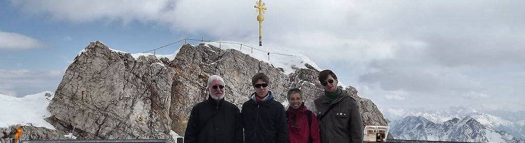 Familie Albin auf der Zugspitze 2012