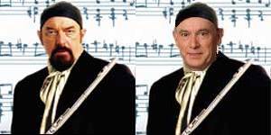 Ian Anderson und Fan Horst Köhler, Bundespräsident