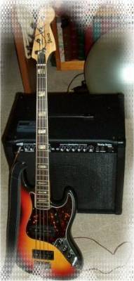 Ibanez- Bass mit Bass-Combo