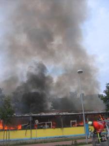 Tostedt: Brand in der Straße 'Zinnhütte'