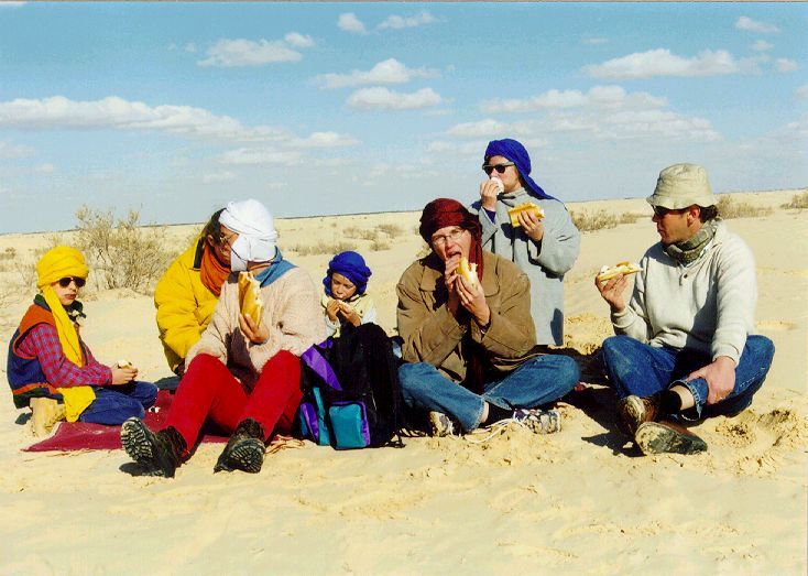 Picknick in der Wüste