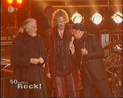 Jon Lord and Ian Anderson with Thomas Gottschalk