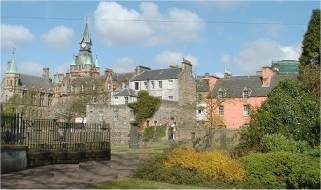 Abbot Hause und Town House von Dunfermline