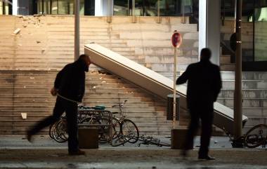 heruntergestürzter Stahlträger - Berlin Hbf.