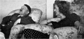 Adolf Hitler und Eva Braun