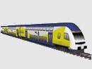 Der neue 'Metronom'-Zug der MetroRail GmbH
