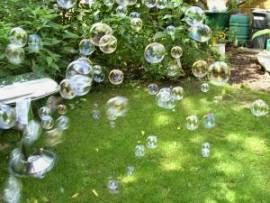 Jede Menge Seifenblasen